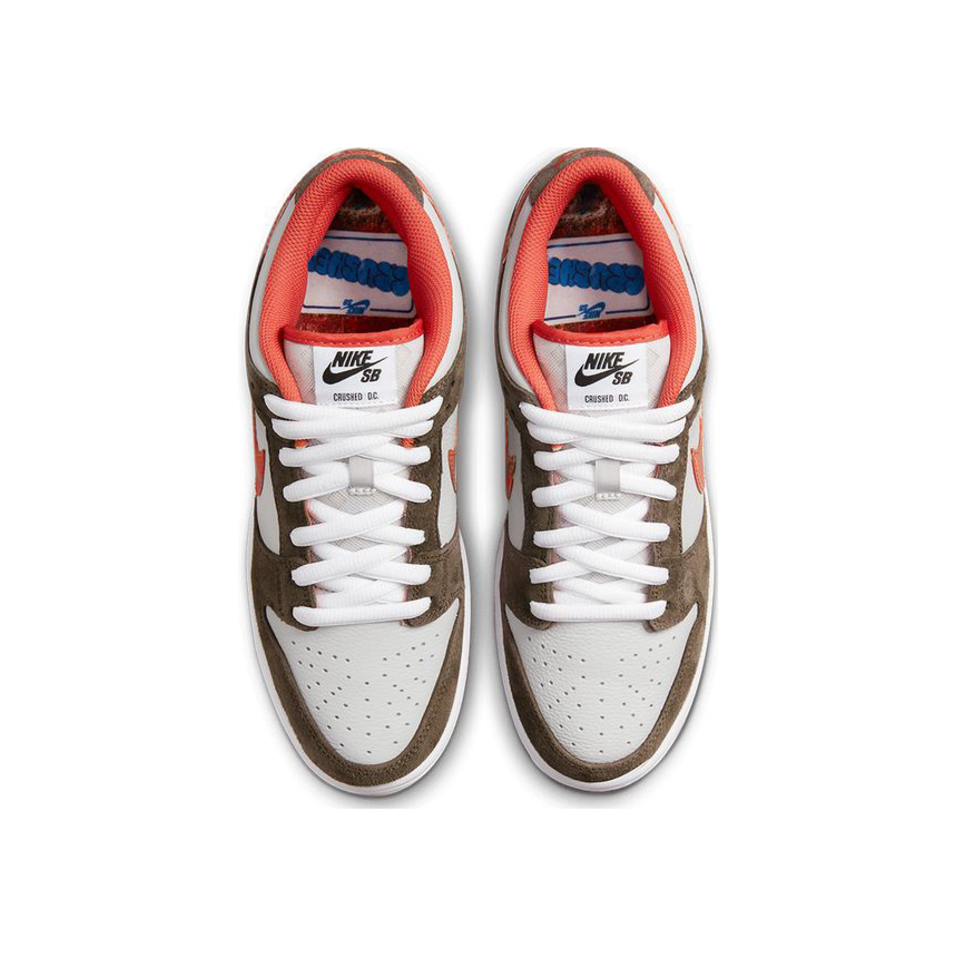 SneakSurf - Nike SB Dunk Low QS x Crushed Skate Shop 'Olive Grey/Mantra  Orange'