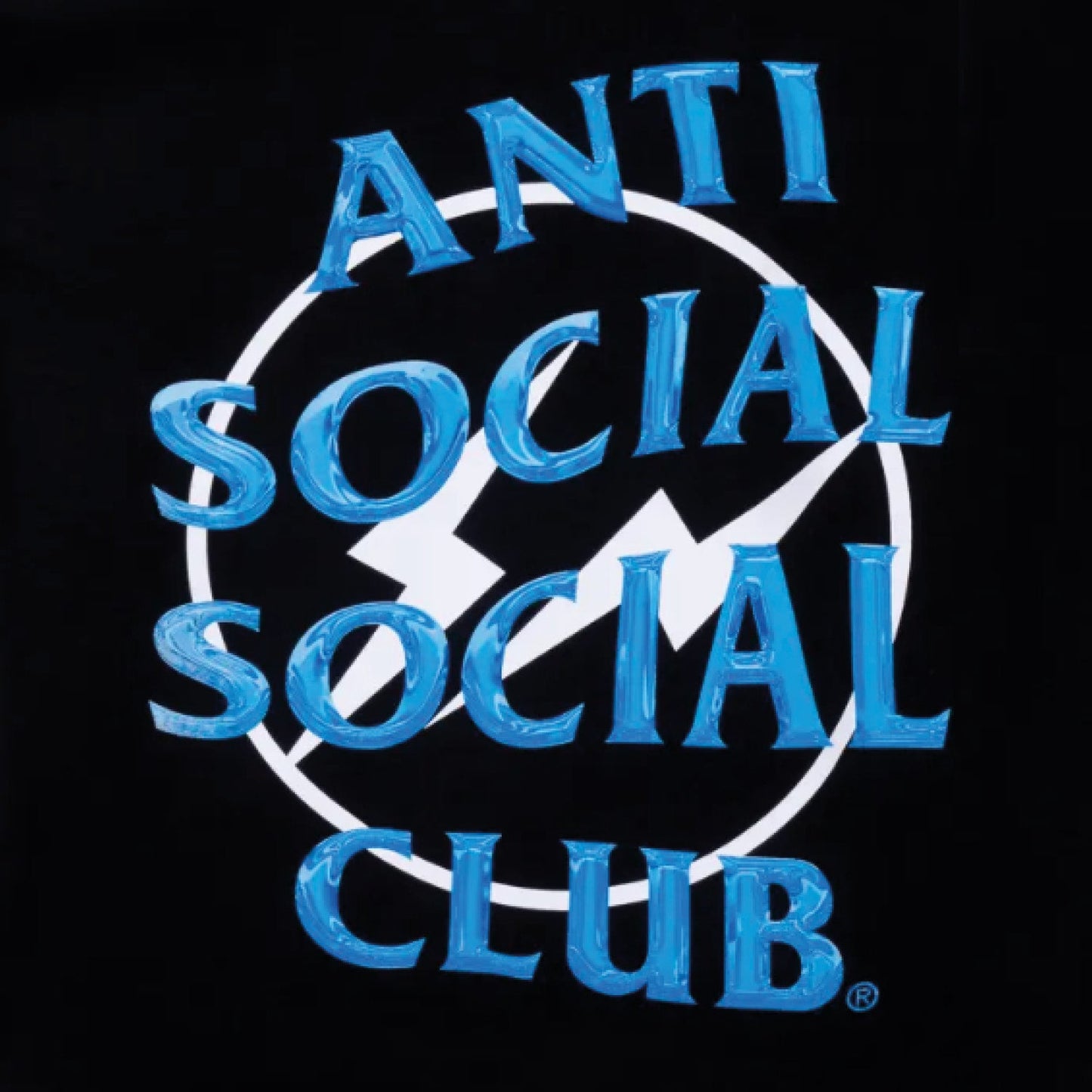 ASSC Fragment Precious Petals Black Tee Blue