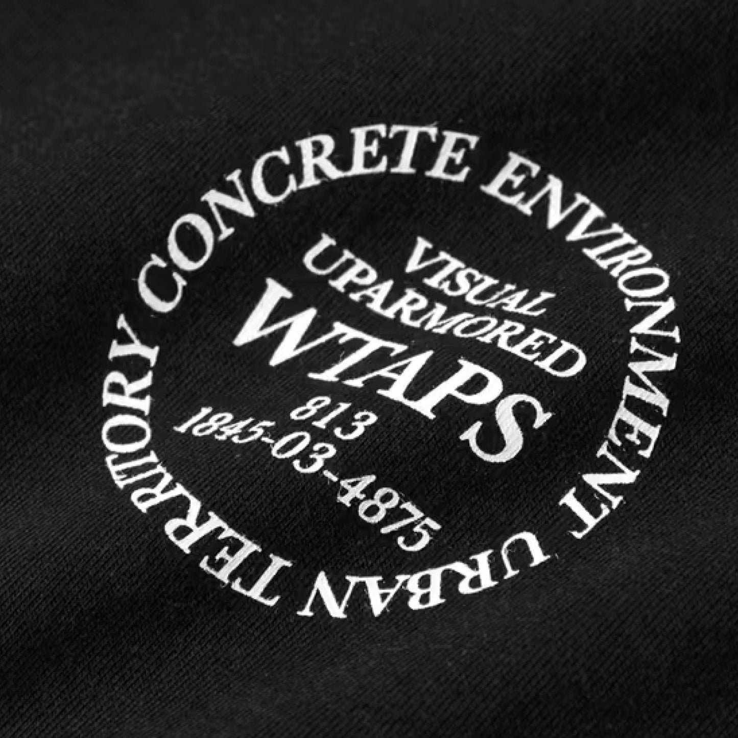 WTAPS® 'Concrete Environmental Urban Territory' Black