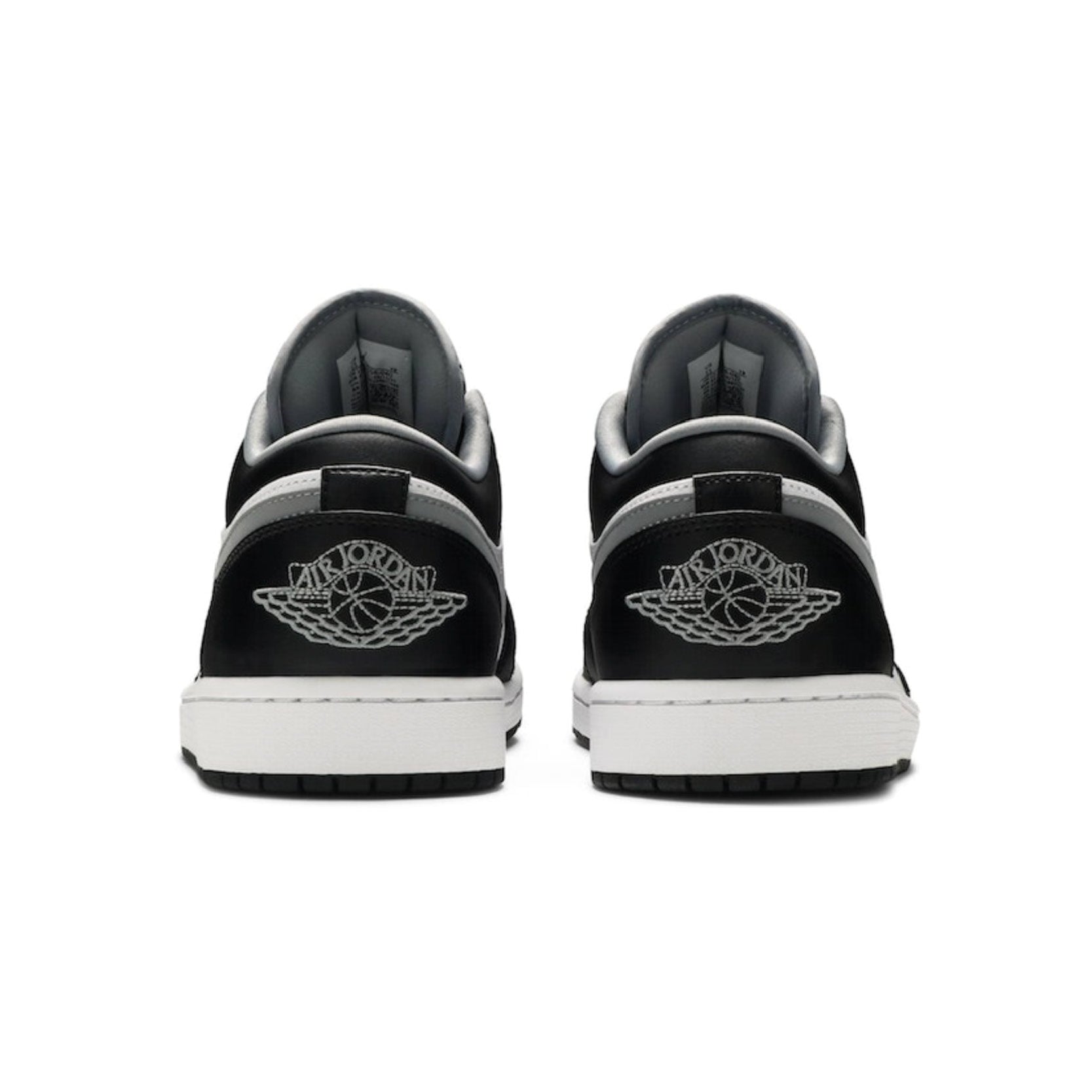 Air jordan 1 sale low black and grey